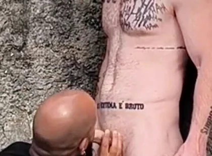 Backyard Blowjob.