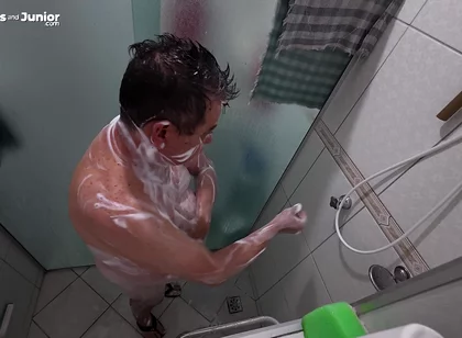 Stepdaddy Taking a Shower
