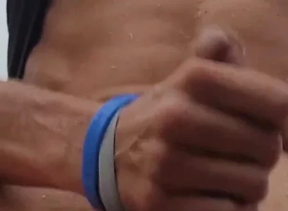 Jerk, Piss and Cum in the Parking Lot