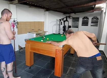 The Carmonas Playing, Who Lost the Bet?