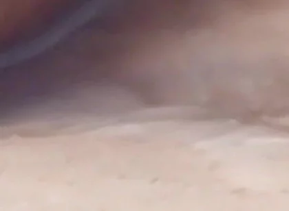 Daddy Exhausted in Close up of Cum.