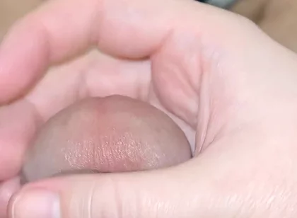 Guy on the Bed Really Wants to Cum