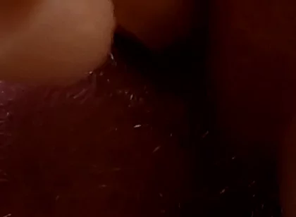 A Guy Fucked Himself in the Entryway with a Rubber Dildo