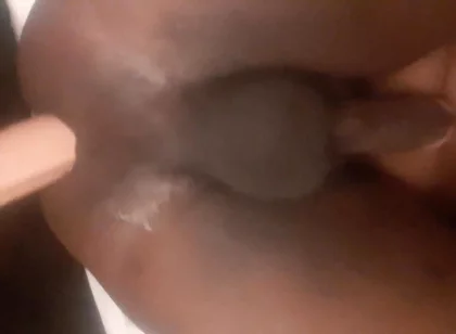 My White Friend Has a Huge Cock. I Took Much as I Could!