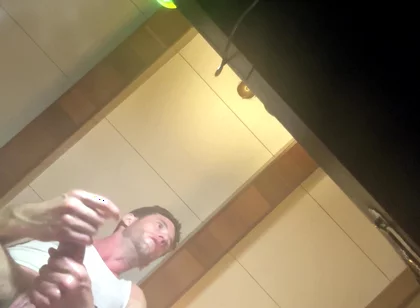 Clear View up at My Two Handed Jerk Motion