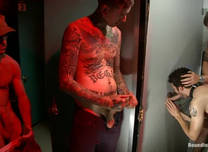 Hot Sex Shop Crook Fucked in the Back Arcade