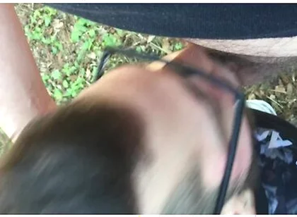 Kinda Risky Public Blowjob
