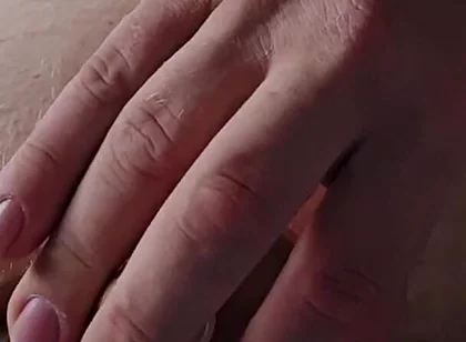 Chubby White Daddy Tries Vibrating Dildo