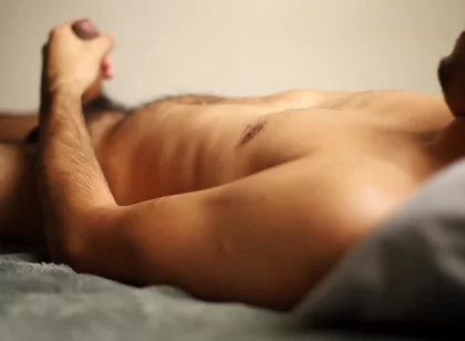 Jacking off on a Rainy Day on My Alone Time