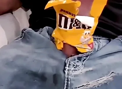 A Bag of Big Cock and M&m's...