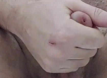 Slow Motion Piss and Cum, Along with My Hairy Balls