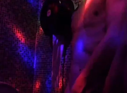 Solo Jerking at Club Toilet