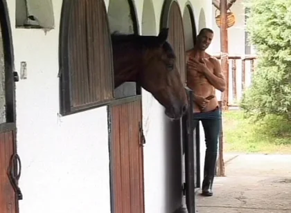 Young Muscle Hunk Edges His Monster Cock Solo and Shoots a Thick Load Everywhere