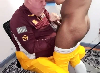 Coach Inspects Players Penis Before the Big Game.