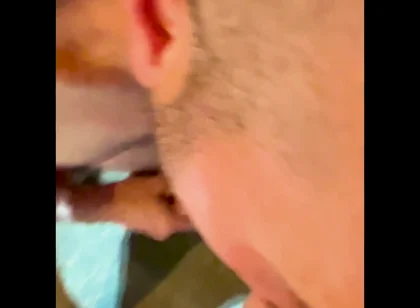 Construction Stepdad Has Fun in the Garage with His Buddy