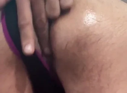 Playing Alone at Home, Finger My Ass and Handjob