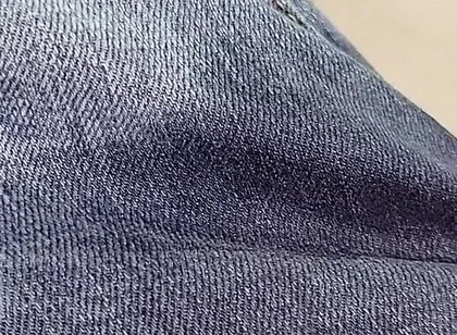 Bluejeans Pee Desperation in the Tub 2 Angles Close up