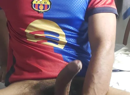Man Masturbating Until He Ejaculates