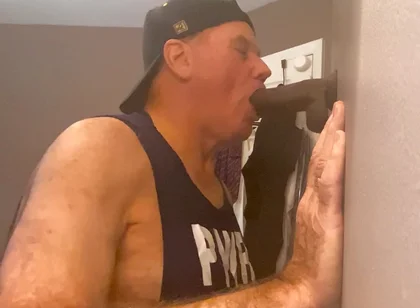 Homemade Glory Hole with Bikeman