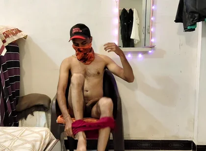 Pink Underwear and Masturbating