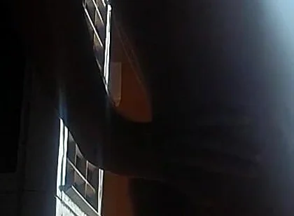 Outside Balcony Masturbated Huge Cock