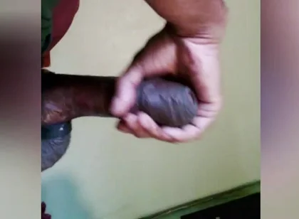 Jerkin' My Huge Cheesy Uncut Dick & Cummin'