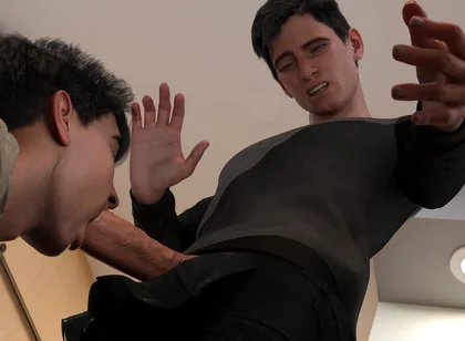 Summer Vacation - College Jock Peter Tries to Suck His First Cock