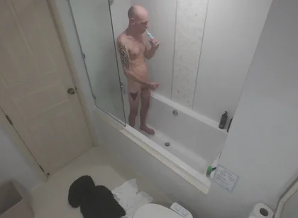 Secret Shower Cam Caught Me Touching Myself