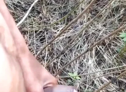Outdoor Cumshot Complaition in Jungle