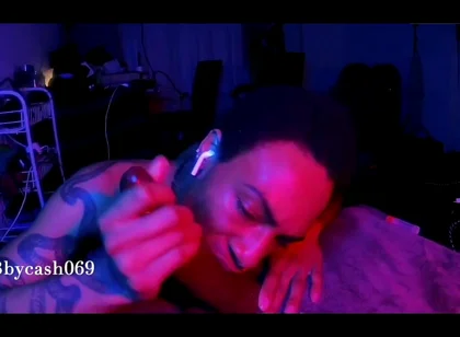 Giving Sloppy Blowjob to My Toy