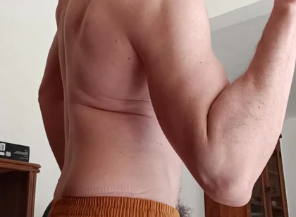 Handsome Stepdaddy Shows off Body, Cock, Ass