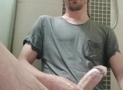 Handjob in the Shower