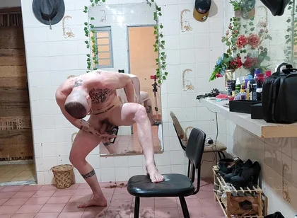 Waxing Anus and Penis