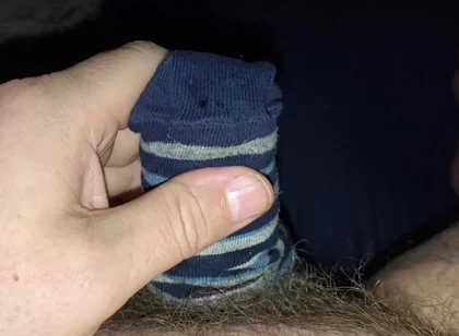 Sock Filled with Cum