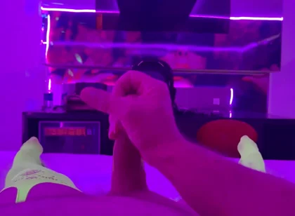 Jerking and Shooting a Nice Load