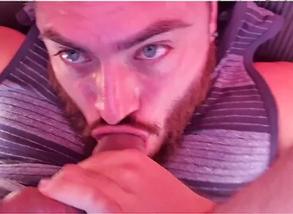 Self Facial On My Truck, Sucking My Own Balls & Cock