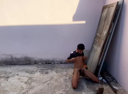 Jacking off in the Street of House