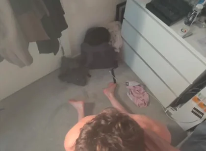 Twinky Little Bro Struggles Taking My Monster Cock