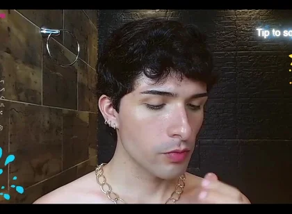 Glutton Eating While Having Sex and Masturbating Naked on Camera