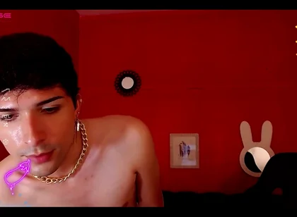 Twink Masturbates in Public