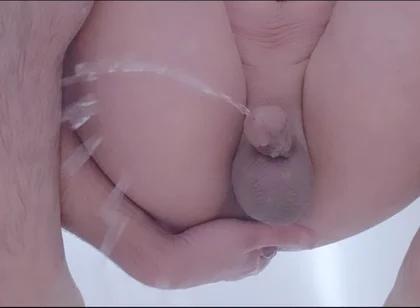 CumShot From Anal Fingering Himself, Beautiful Hot Twink Self Fuck