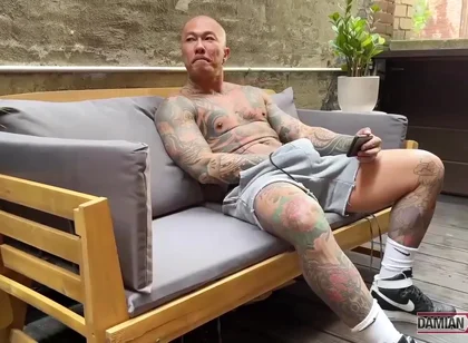 Ryuji Suzuki And Damian Dragon - Muscle Dilf Seduces To Destroy His Asshole