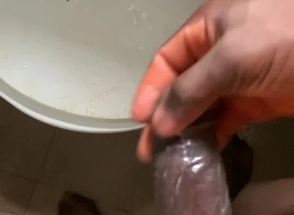 Trying to Make My Dick Horny Dick Cum
