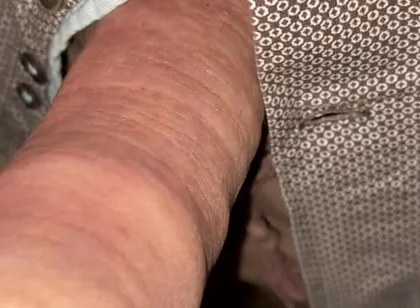 Uncut Cumshot in His Own Foreskin