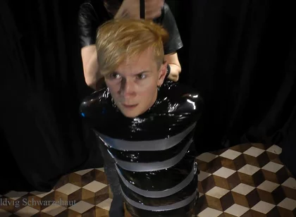 Nicky Wrapped Socks Gagged