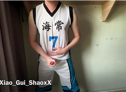 Kise Ryouta (kuroko No Basuke) Cosplay Masturbation Loud Moaning+nipple Play