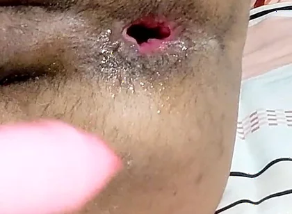 Homemade Ass Gaping with Toy