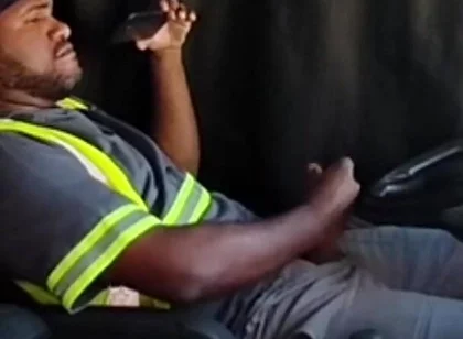 Lunchtime, Alone Inside the Truck.