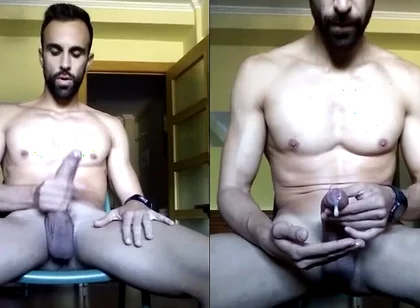 Jerking off for a Fan and Cumming a Lot