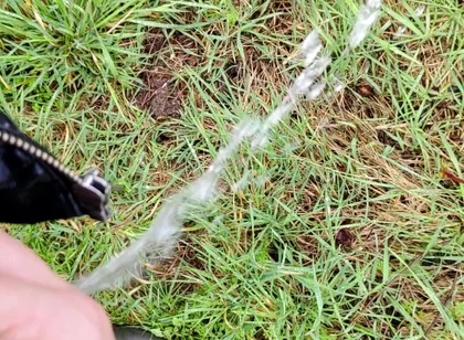 Outdoor Piss in the Rain